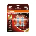 Bombillos Osram H7 X2 Night Breaker 220%+luz 12v 55w